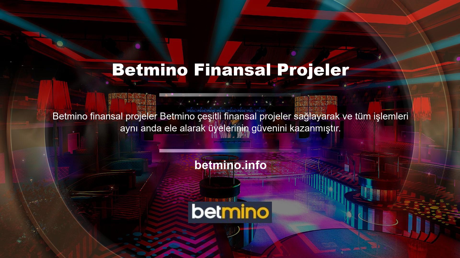 Oyun pazarındaki en büyük sitelerden biri olan Betmino finansal incelemelerine bakarsanız, kesinlikle şaşırtıcı olduğunu göreceksiniz
