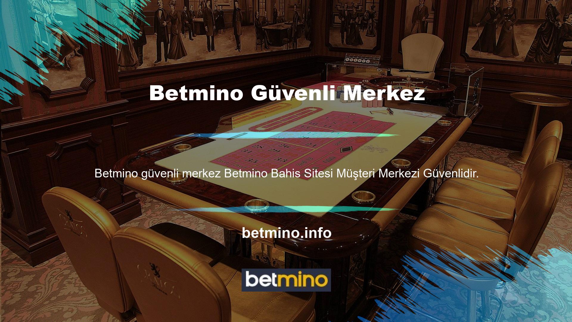 Bahis Sitesi Betmino yeni kayıtlı oyunculardan herhangi bir belge istemez